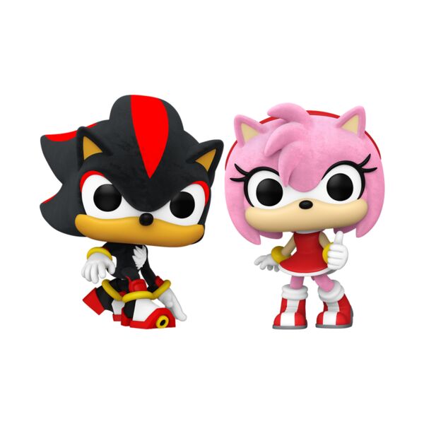 Shadow The Hedgehog (Flocked, 2 Pack), Sonic The Hedgehog, Funko Toys, Pre-Painted