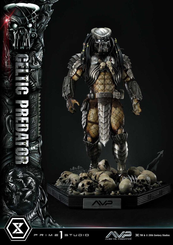 Celtic Predator, Alien Vs Predator, Prime 1 Studio, Pre-Painted, 1/3