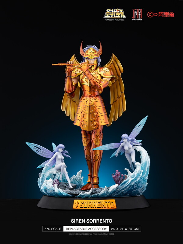 Siren Sorento, Saint Seiya, Jimei Palace, Pre-Painted, 1/6