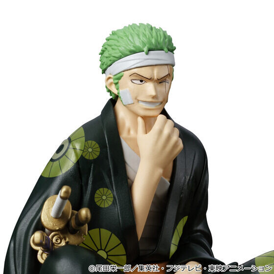 Roronoa Zoro, One Piece, Bandai, Pre-Painted