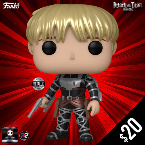 Armin Arlert (Metallic), Shingeki No Kyojin The Final Season, Funko Toys, Pre-Painted