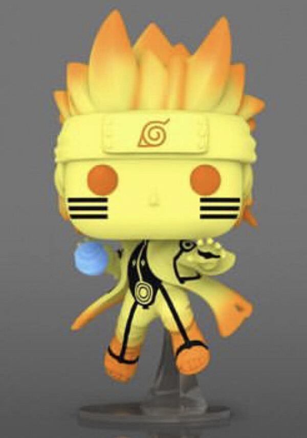 Uzumaki Naruto (Kurama Link Mode, Glow in the Dark, Chase), Naruto Shippuuden, Funko Toys, Pre-Painted