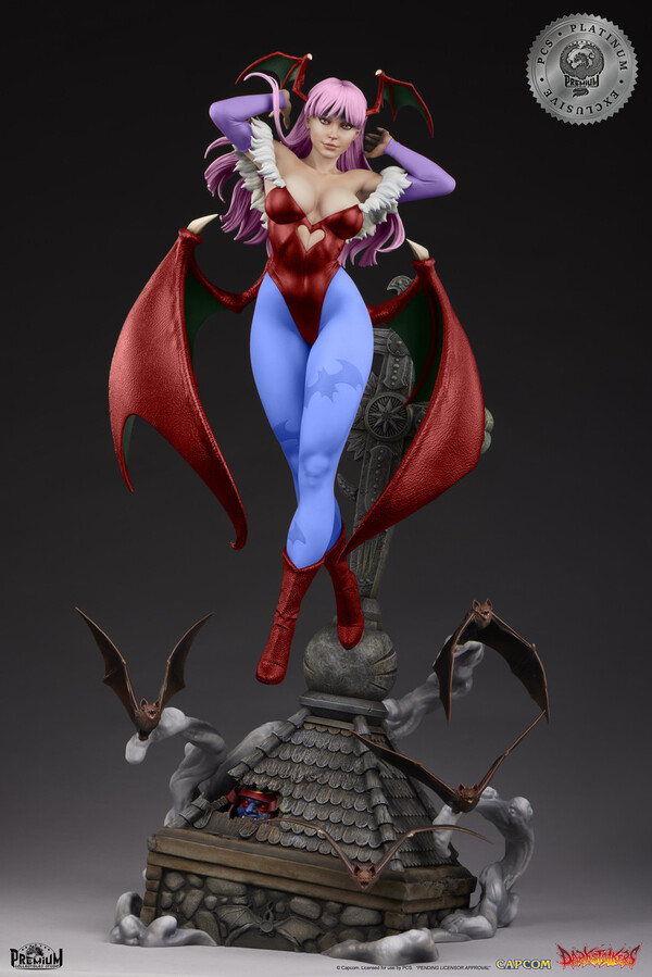 Bishamon, Morrigan Aensland (Player 2 Platinum Exclusive), Vampire: The Night Warriors, Premium Collectibles Studio, Pre-Painted, 1/3