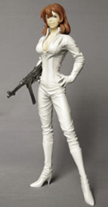 Mine Fujiko (Black Machine Gun Lupine III Exhibition), Lupin III, Dive, Pre-Painted, 1/6