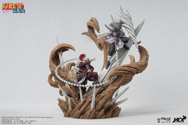 Gaara, Kimimaro, Naruto Shippuuden, Hex Collectibles, Hive, Pre-Painted, 1/6