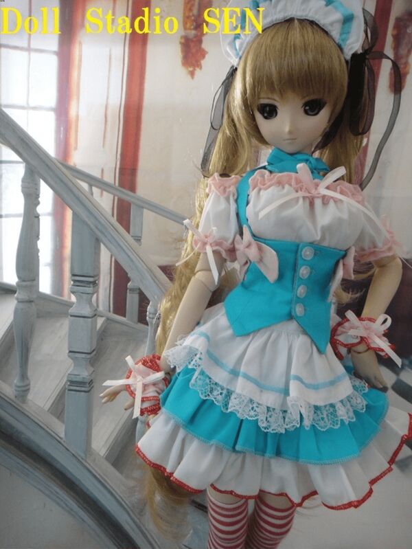Af1153 [keke] 5-piece Set Of Maid's Wear For Dd (L, M), Doll Studio SEN, Action/Dolls, 1/3
