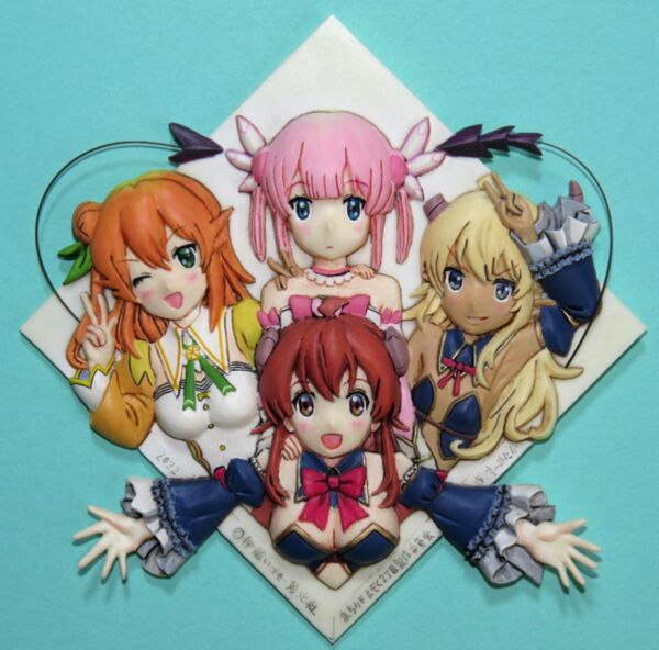 Chiyoda Momo, Hinatsuki Mikan, Lilith, Shadow Mistress Yuuko, Machikado Mazoku, Sumedaka, Garage Kit