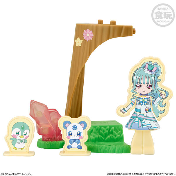 Cure Lillian, Kirarin Panda, Kirarin Penguin (Cure Lillian to Houseki no Haeru Ki), Wonderful Precure!, Bandai, Trading, 4570117916205