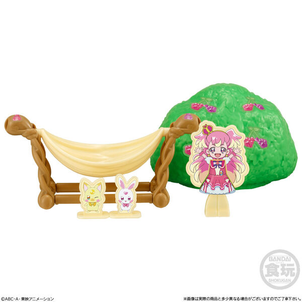 Cure Wonderful, Kirarin Kitsune, Kirarin Usagi (Cure Wonderful to Hammock tsuki no Kakurega), Wonderful Precure!, Bandai, Trading, 4570117916205