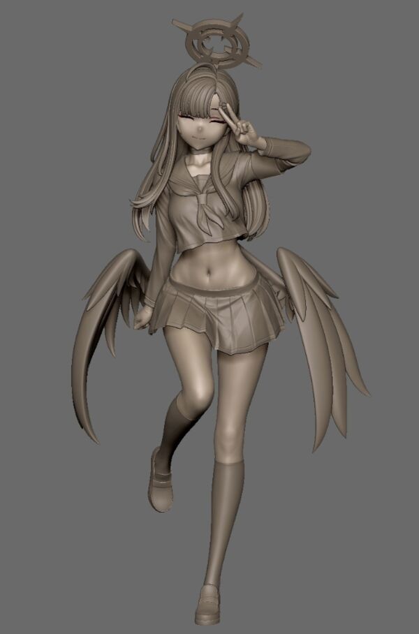 Nakamasa Ichika (Color resin), Blue Archive, Muscuto, Garage Kit, 1/9