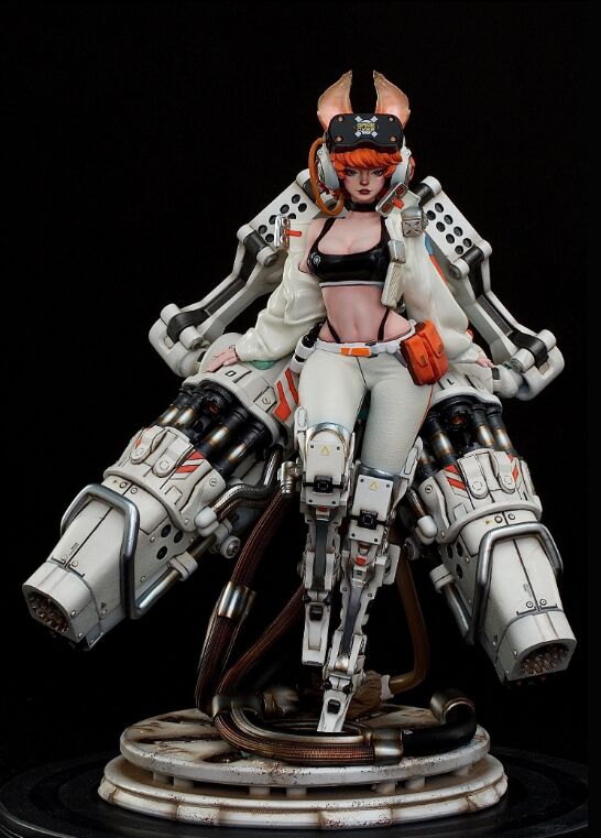 Dog Of War · ’Double Gun’ Emily Wei, Original, Lep Studio, TRS Studio, Garage Kit, 1/8