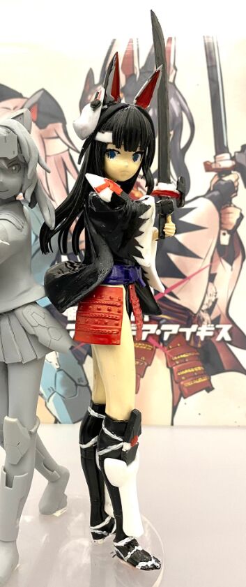 Agatsuma Kaede (Jidaigeki), Alice Gear Aegis, Wood Board, Garage Kit, 1/8