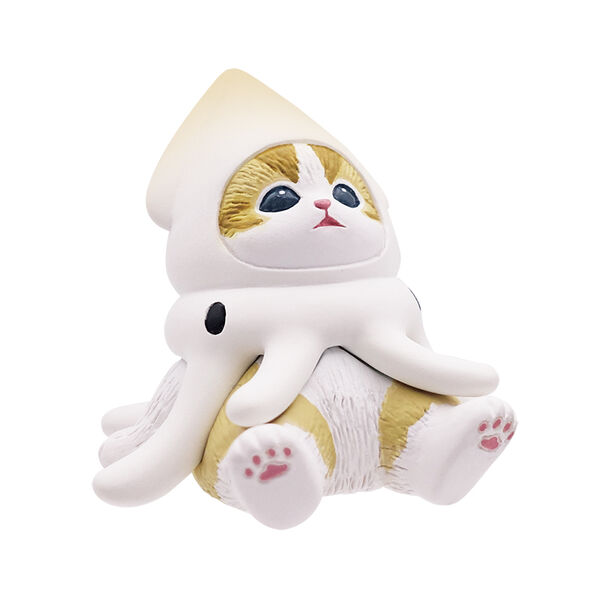 Sitting Mofusand Sea Creatures Nyan [240732] (squid), Mofusand, Kitan Club, Trading