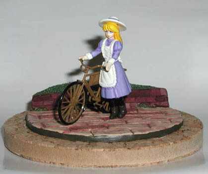 Jitensha Shoujo Aratame, Original, Akakata Koubou, Garage Kit, 1/35
