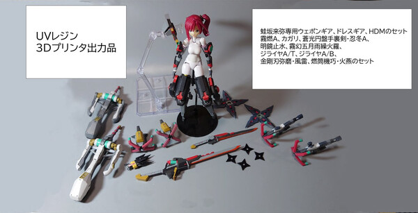 Kaeruzaka Raiya, Alice Gear Aegis, SAN Factory, Accessories
