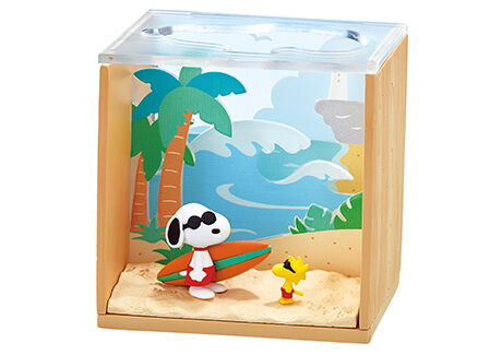 Snoopy, Woodstock (Catch Some Gnarly Waves), Peanuts, Re-Ment, Trading, 4521121251196