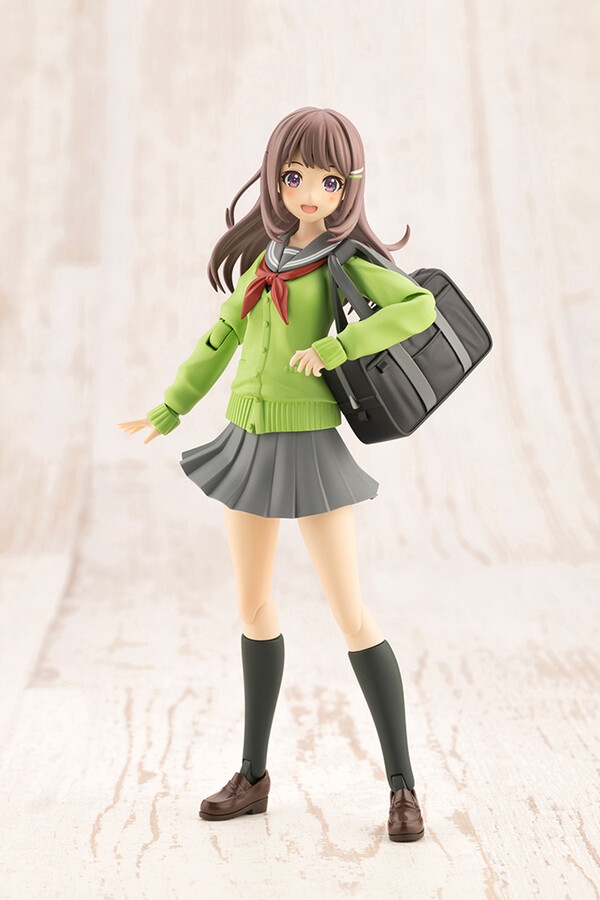 Yuki Madoka (Winter Clothes Uguisu Color), Original, Kotobukiya, Model Kit, 1/10, 4934054054695