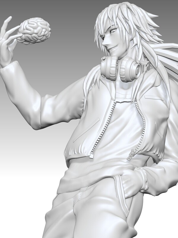 Seragaki Aoba (Sly Blue), DRAMAtical Murder, Onigiri, Garage Kit, 1/7.5