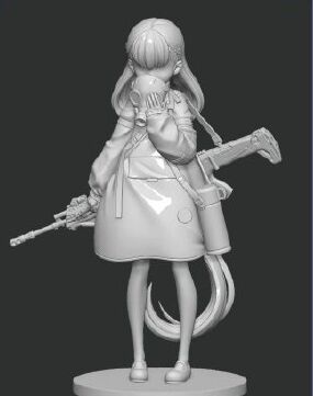 AK-Alfa (Starry Night Catnapper), Girls Frontline, MAGIC-ART, Garage Kit