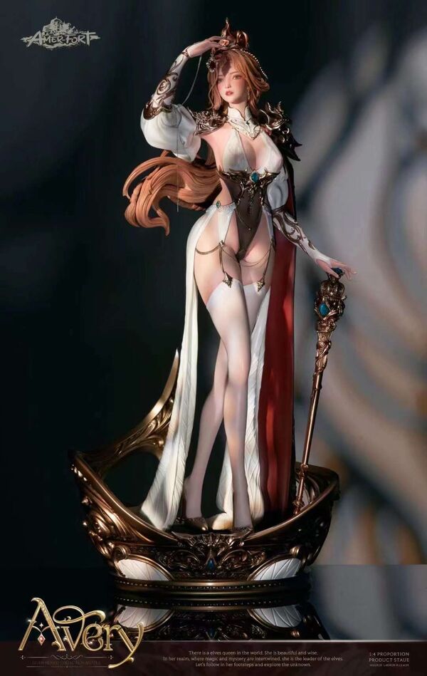 Avery, Original, PIJI Studio, Pre-Painted, 1/4