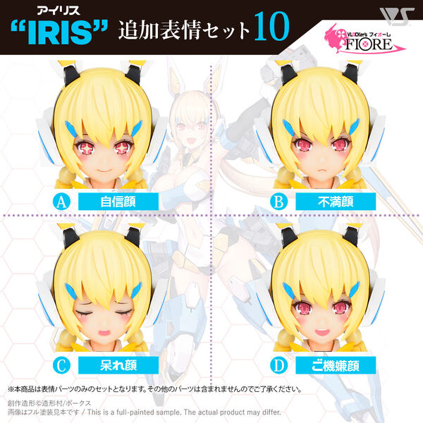 FIORE IRIS Additional Faces Set 10, Volks, Accessories, 4518992232409