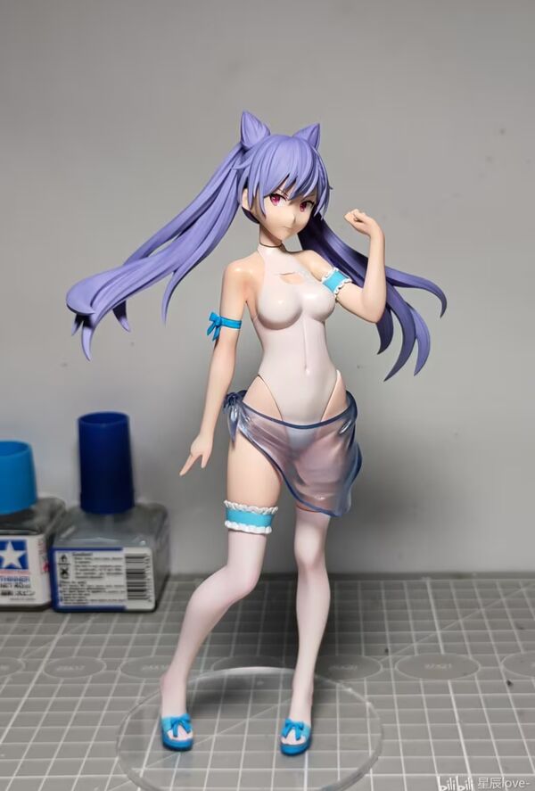Keqing (Swimsuit), Genshin Impact, Ya Ya Gong Fang, Garage Kit, 1/9