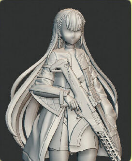 AK-Alfa, Girls Frontline, MAGIC-ART, Garage Kit