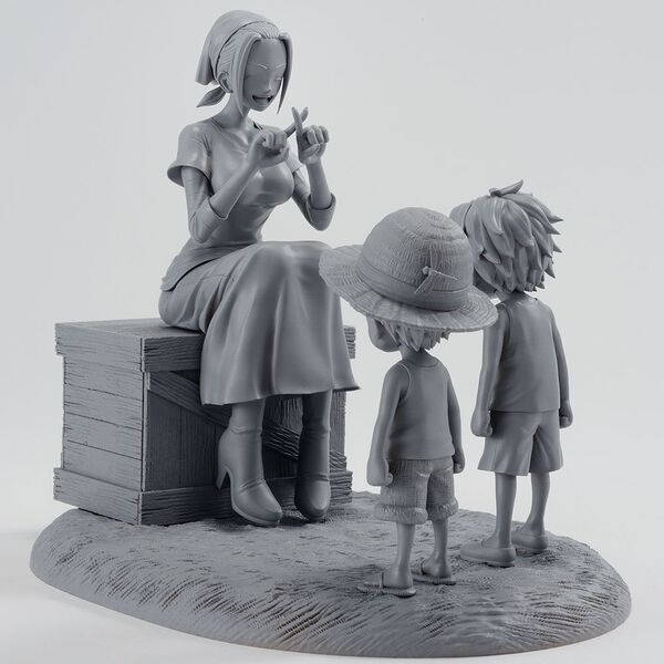 Makino, Monkey D. Luffy, Portgas D. Ace, One Piece, Bandai Spirits, Pre-Painted
