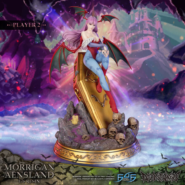 Morrigan Aensland (Player 2), Vampire: The Night Warriors, First 4 Figures, Pre-Painted, 1/6