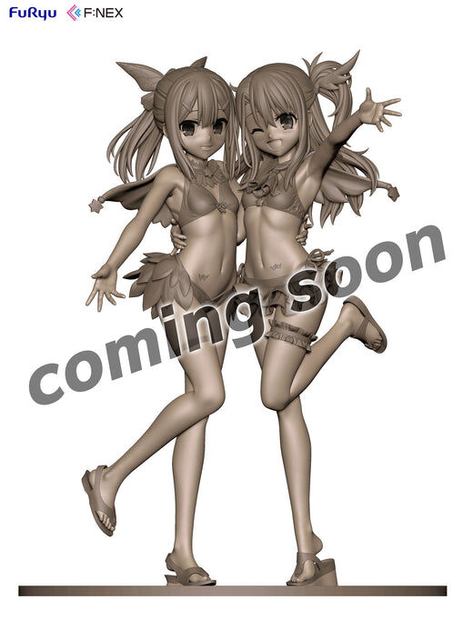 Illyasviel Von Einzbern, Miyu Edelfelt (Mizugi, Special Set), Fate/Kaleid Liner PRISMA☆ILLYA, FuRyu, Pre-Painted, 1/7