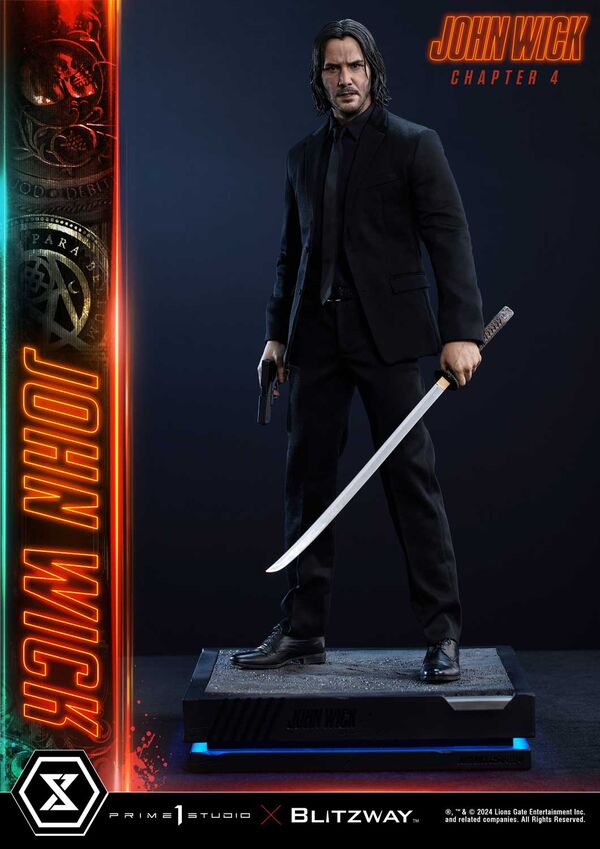 John Wick, John Wick: Chapter 4, Blitzway, Prime 1 Studio, Pre-Painted, 1/4, 4580708049625