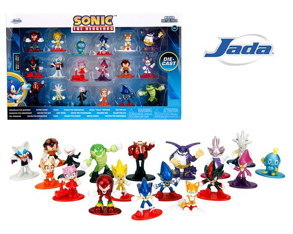 Silver The Hedgehog, Sonic The Hedgehog, Jada Toys, Pre-Painted