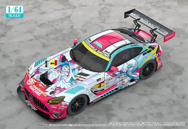 Hatsune Miku (AMG 2024 Season Opening), Good Smile Racing, GOOD SMILE Racing, Good Smile Company, Pre-Painted, 1/64, 4580590190528