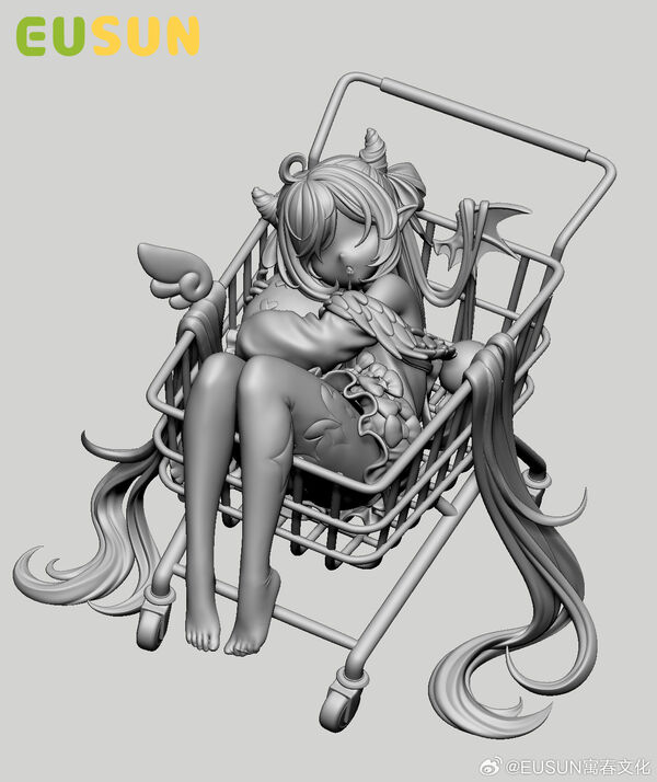 Sleep Demon Nonos, Original, Eusun, Pre-Painted, 1/6
