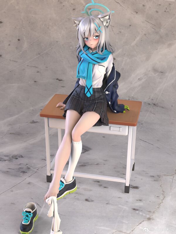 Sunaookami Shiroko, Blue Archive, Toshusha, Garage Kit, 1/7