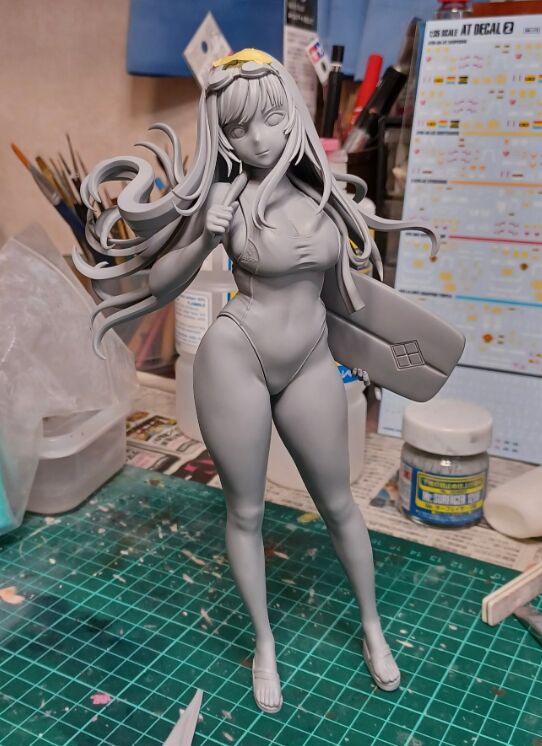 Rapi (Classic Vacation), Goddess Of Victory: Nikke, 4kine-8, Garage Kit, 1/7