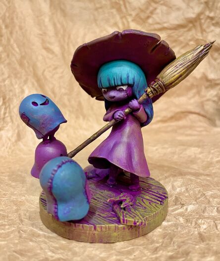 Halloween Zonko With Ghost, Original, Dada-ya, Garage Kit