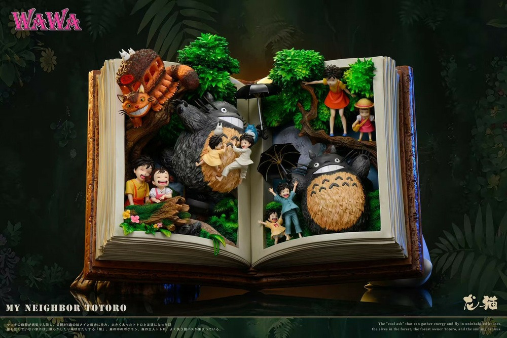 Mei Kusakabe, Nekobasu, Satsuki Kusakabe, Totoro Chibi, Totoro Chuu, Totoro O (No. 1 My Neighbor Totoro), My Neighbor Totoro, Individual Sculptor, Pre-Painted