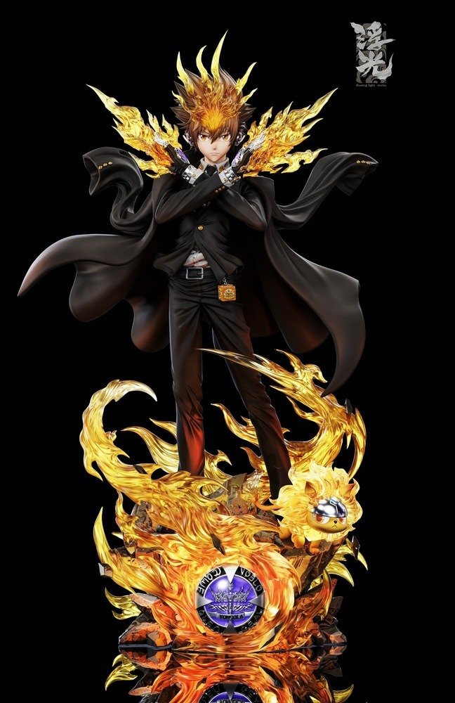 Natsu, Sawada Tsunayoshi (Tsunayoshi Sawada & Natsu 001), Katekyo Hitman Reborn!, Individual Sculptor, Pre-Painted, 1/6
