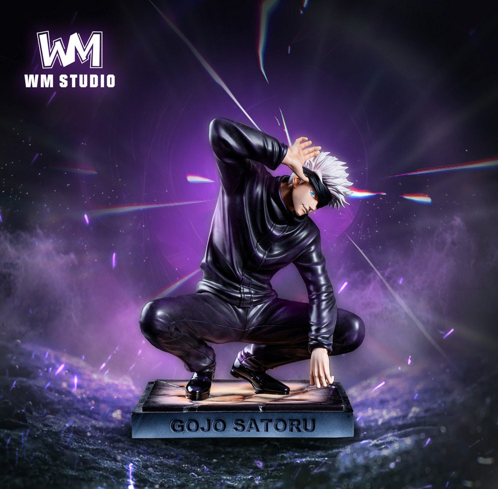 Gojou Satoru (Gojou Satoru Squatting), Jujutsu Kaisen, Individual Sculptor, Pre-Painted, 1/6