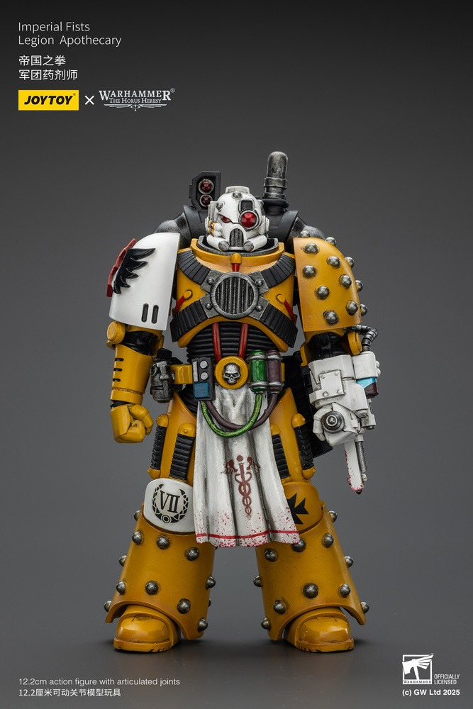 Imperial Fists Legion Apothecary, Warhammer: The Horus Heresy, Unknown, Action/Dolls, 1/18