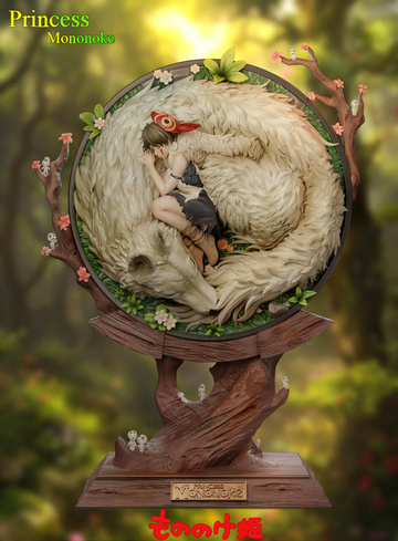 Kodama, Moro, San (Princess Mononoke), Princess Mononoke, Individual Sculptor, Pre-Painted, 1/6