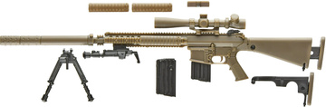 Little Armory [254730] (LittleArmory [LA110] M110SASS Type), Little Armory, Tomytec, Model Kit, 1/12