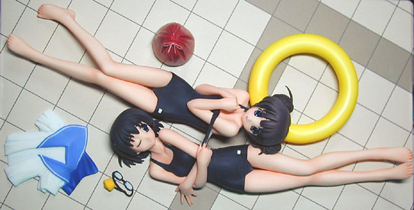 Aogiri Izumi To Shinonoi Rie, Original, Alumite, Garage Kit, 1/10