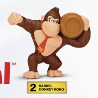 Donkey Kong (Barrel), Super Mario Brothers: Peach-hime Kyuushutsu Daisakusen, McDonald's, Trading