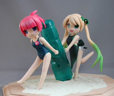 Rabi-tan, Tsukumo-tan (Ramune Arimasu), Mascot Character, Takemitsudou, Garage Kit