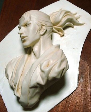 Musashi Miyamoto (Bust Miyamoto Musashi), Vagabond, Heavy Gauge, Garage Kit