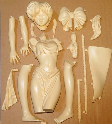 Parvati IV (Pai), 3x3 Eyes Seima Densetsu, Kaiyodo, Garage Kit, 1/5