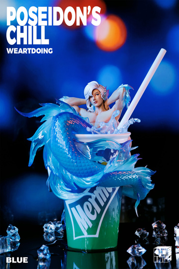 Poseidon ('s Chill Blue Storm), Original Character, Individual Sculptor, Pre-Painted