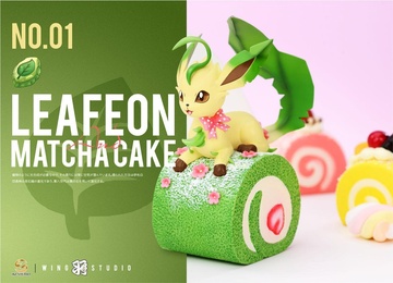 Leafeon (Matcha Swiss Roll Cake), Pocket Monsters: Diamond And Pearl, Unknown, Pre-Painted